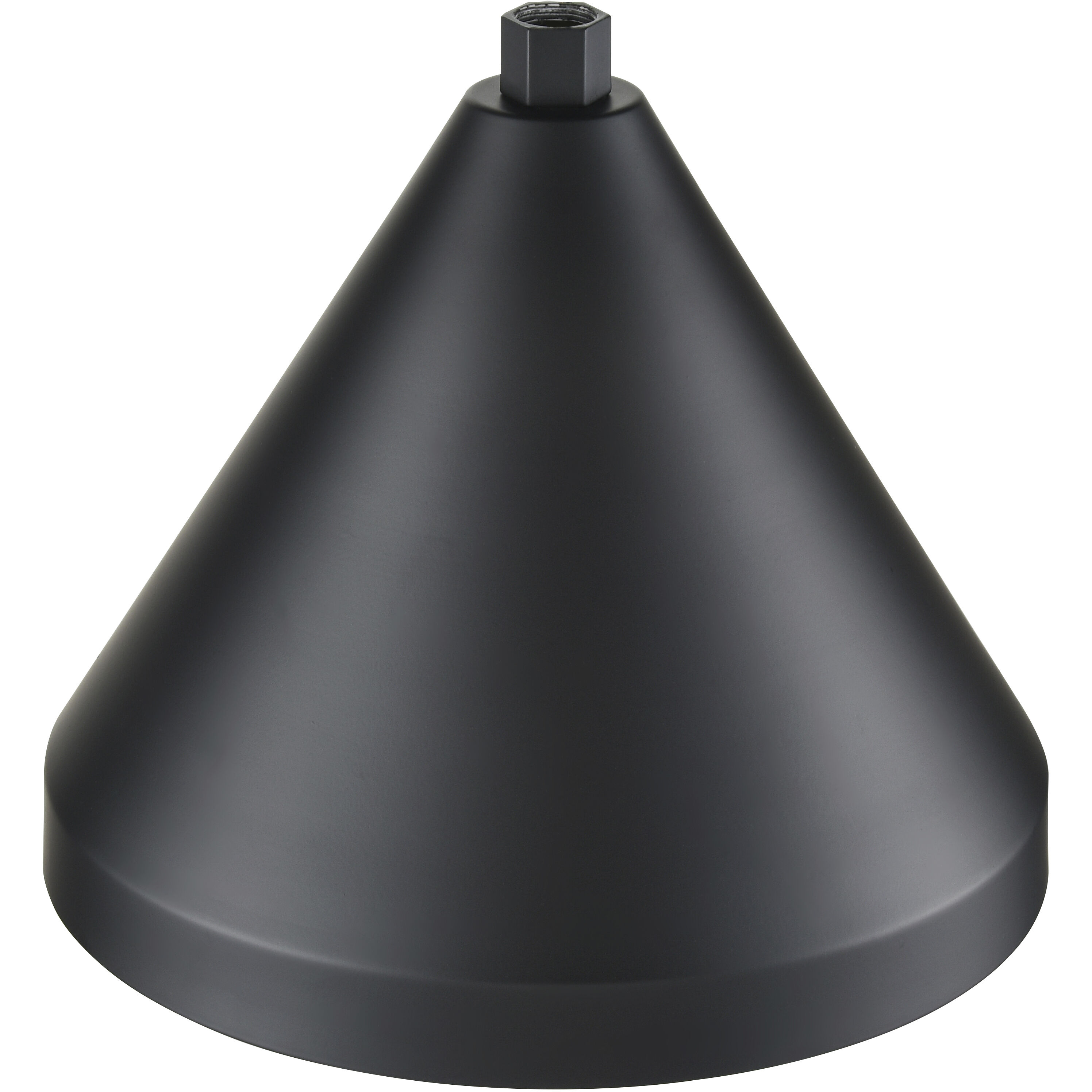 R Series Satin Black 13 inch Cone Shade